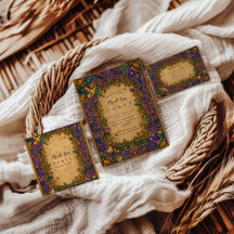 Botanical Baroque Mardi Gras Masquerade