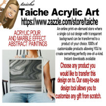 ACRYLIC POUR AND MARBLE EFFECT ABSTRACT PAINTINGS