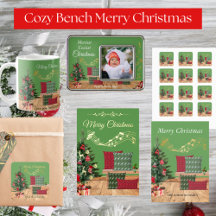 Cozy Bench Merry Christmas Collection