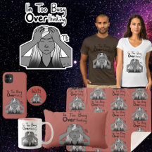 Virgo "I'm too Busy Overthinking." Soft pink hue