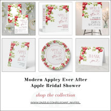 Modern Appley Ever After Apple Bridal Shower