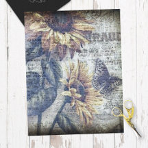 Sunflower Ephemera Decoupage and Gifts by 3Cattail
