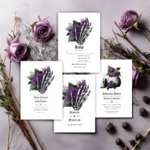 Purple Gothic Wedding