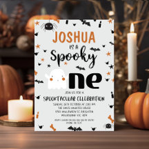 Grey Spooky One Halloween 1st Birthday Collection