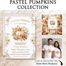 Pastel Pumpkins Baby Shower