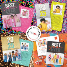 BEST YEAR EVER NEW YEAR MODERN PHOTO HOLIDAY CARDS