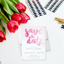 Brush Watercolor Wedding Collection