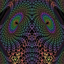 Elephant or Fish abstracts fitness set