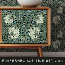 Pimpernel 4x3 Tile Set William Morris