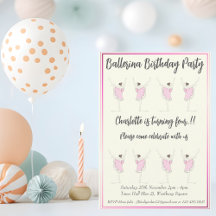 Ballerina Kids Birthday Party