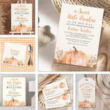 Sweet Little Pumpkin is on her Way, Baby Shower 