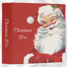 Vintage Christmas Designs on Binders