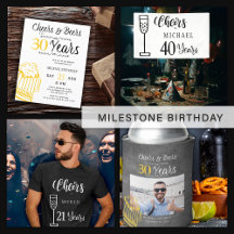 Milestone men birthday party