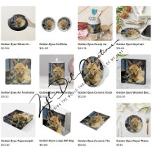 Gifts with golden eyes design