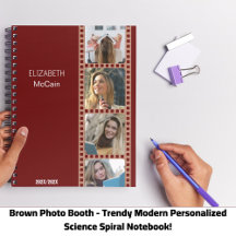 Photo Booth - Your Trendy, Personalized Notebook 