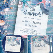 Let's Shellabrate Beach Couples Wedding Shower