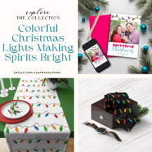 Colorful Christmas Lights Making Spirits Bright