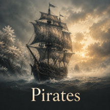Pirate Adventures: Digital Paintings of Stormy Sea