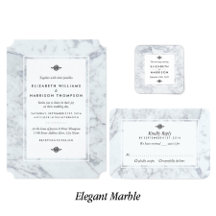 Elegant Vintage Marble Wedding