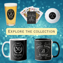 Custom 21st Birthday Gifts For Him