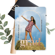 Modern Minimalist Arch Bold Photo Graduation Suite