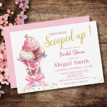 SHE'S BEEN SCOOPED UP BRIDAL SHOWER