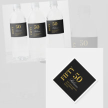 Classic Minimal Script 50th Birthday 