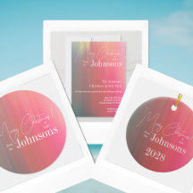 Christmas in July Party Watermelon Colors