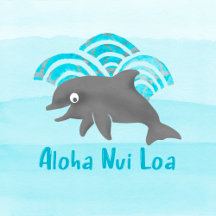 Keiki Watercolor Dolphin Coordinates 