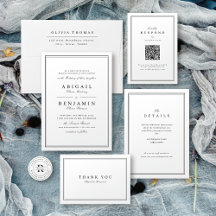 WEDDING   Elegant borders minimalist 