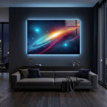 Vibrant Abstract Cosmic Galaxy School & Desk Suite