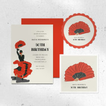 Fiftieth Flamenco Dancer Birthday Party