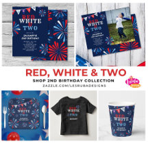Red White and Two 2nd Birthday Collection