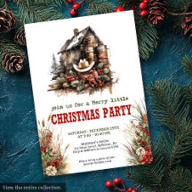 Western Wild West Christmas Party Invitation #21W