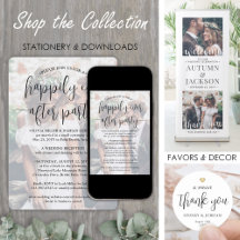 Wedding Celebration • Trendy Script Calligraphy