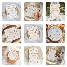 Cute Animals Safari Birthday Party