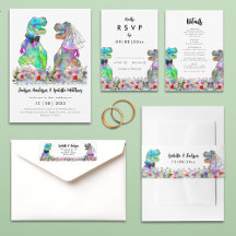 Dinosaur theme Wildflower Wedding Suite