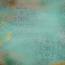 Teal Brown Rustic Farmhouse Antique Faux Lace Home