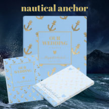 Be Organized Nautical Anchor Wedding Set