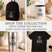 Gifts Under 30$ for Dad Script Funny Dad BBQ Heart