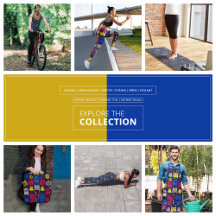 Doodle Bicycle and Robot Seamless Pattern