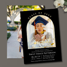 Foil Graduation Invitations