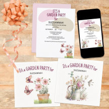 Butterfly Garden Party Birthday Collection