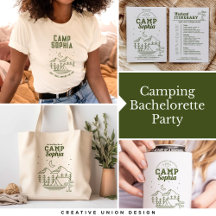 Camp Bachelorette Retro Glamping Bachelorette
