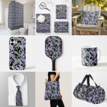 Leafy Creeping Vine Drawing Pattern With Pastels