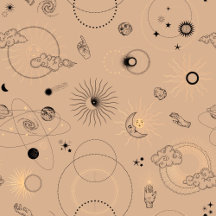 Mystical moon and stars mugs