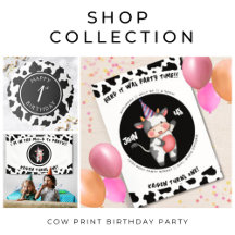 Cow Print Birthday