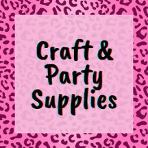 Stylish Pink Leopard Print - Craft & Party Supply
