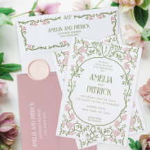 Art Nouveau Floral Wedding Collection