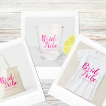 Bride Tribe Hot Pink Bachelorette Party Supplies